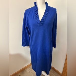Tyler Boe blue knit tunic dress